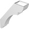 Ekena Millwork 5 1/2-in. W x 20-in. D x 28-in. H Olympic Architectural Grade PVC Knee Brace BRCP055X20X28OLY - alternate 5